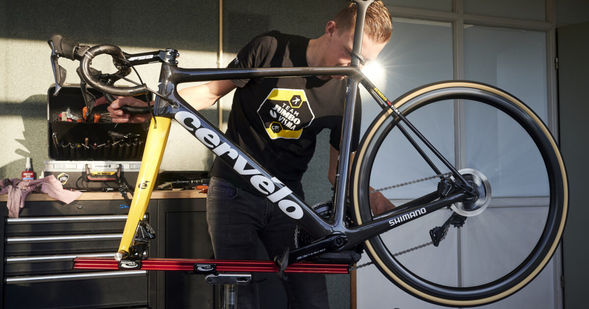 Team Visma | Lease a Bike | The saddles, handlebars and tyres of our…