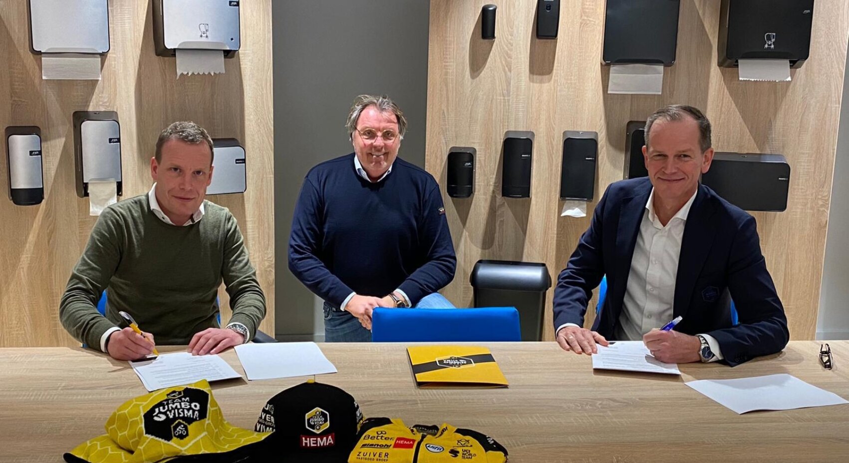 MTS Euro Products wordt hygiënepartner van Team Jumbo-Visma