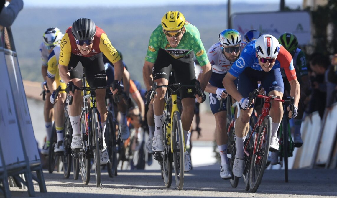 Podiumplaats voor Laporte na spannende sprint in derde etappe Ruta del Sol