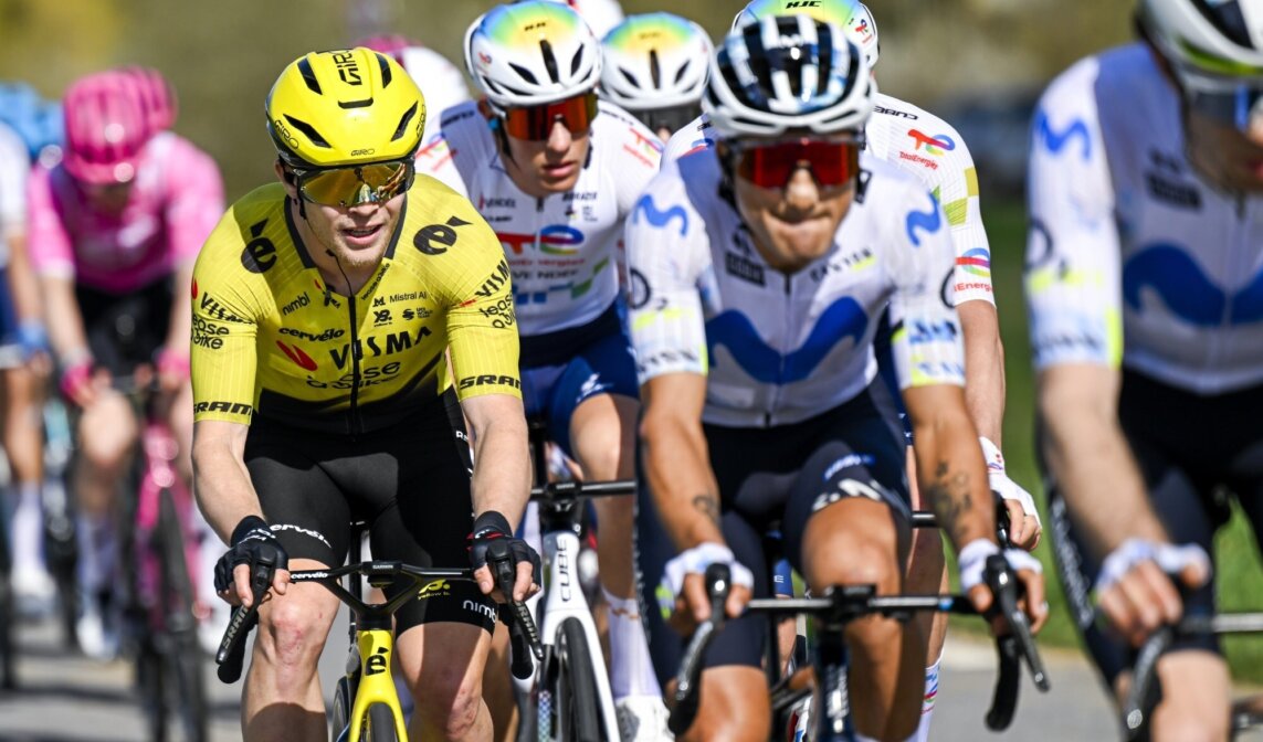 Team Visma | Lease a Bike blijft uit de problemen in tweede etappe Parijs-Nice