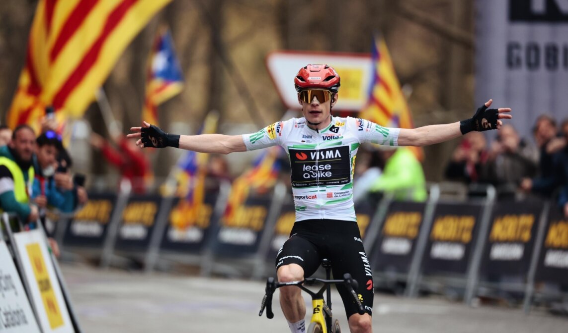 Vingegaard beloont sterke teamprestatie met nieuwe zege in zesde etappe Volta a Catalunya