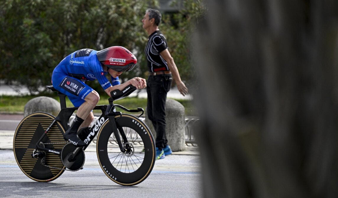Vingegaard nears Giro d’Italia leader following time trial