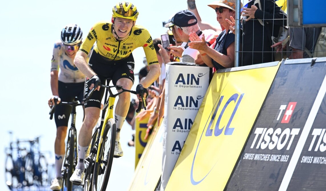 Jorgenson knokt zich naar vierde plaats in loodzware bergetappe Tour Auvergne-Rhône-Alpes