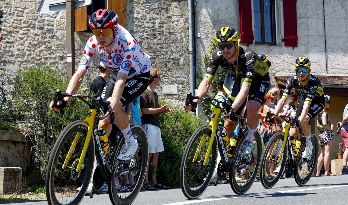 Team Visma | Lease a Bike komt sterk door achtste etappe Tour de France