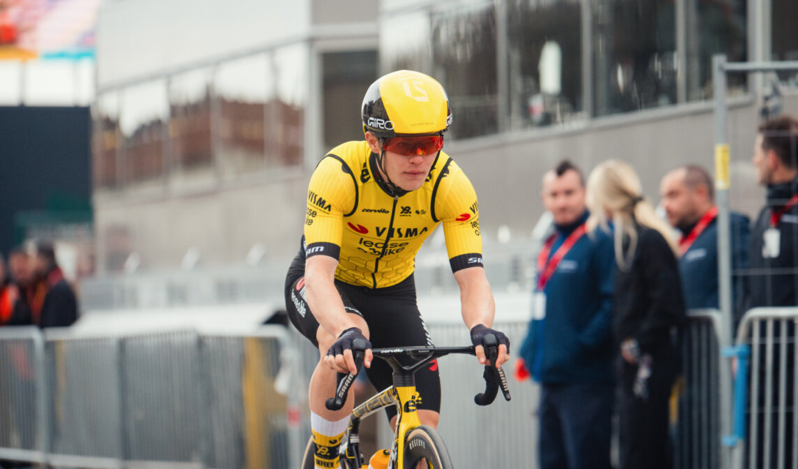 Team Visma | Lease a Bike komt tekort in openingsetappe Ronde van Denemarken