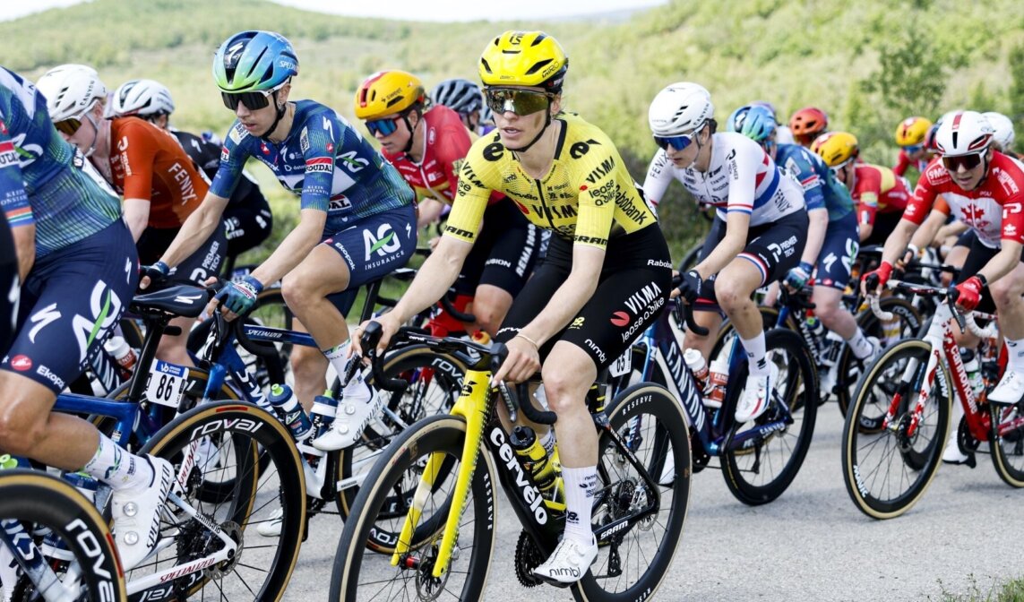 Vigié sprints to an impressive fourth place in the first stage of Vuelta a Burgos