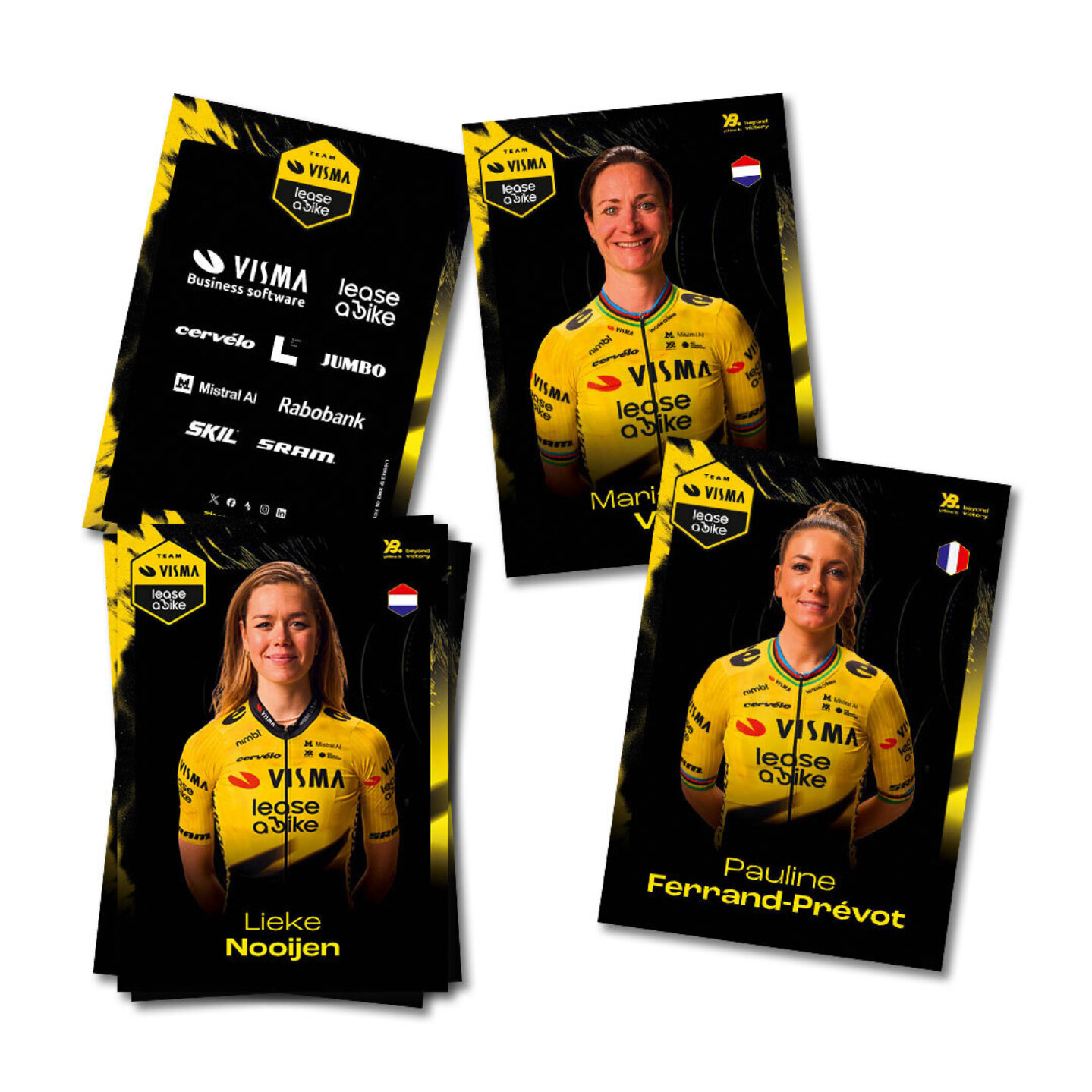Fotokaarten WorldTour vrouwen 2026 - Team Visma | Lease a Bike
