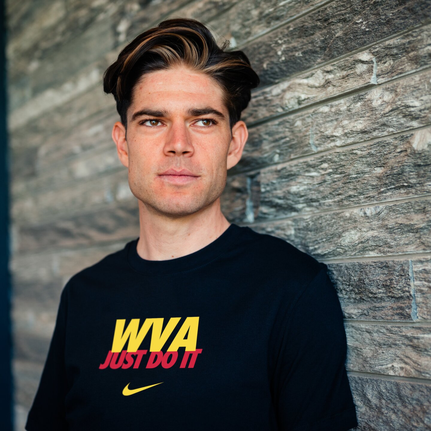 Nike casual T-shirt mannen - Wout van Aert