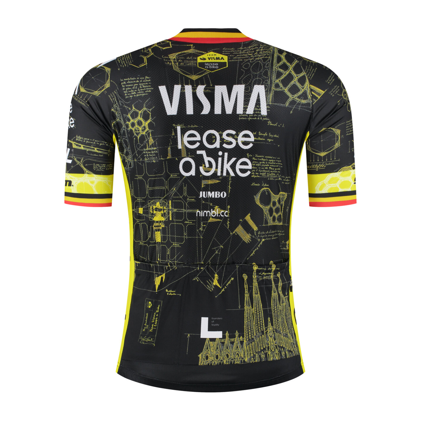 Wielershirt mannen - The Architect - Belgische kampioensmouwtjes