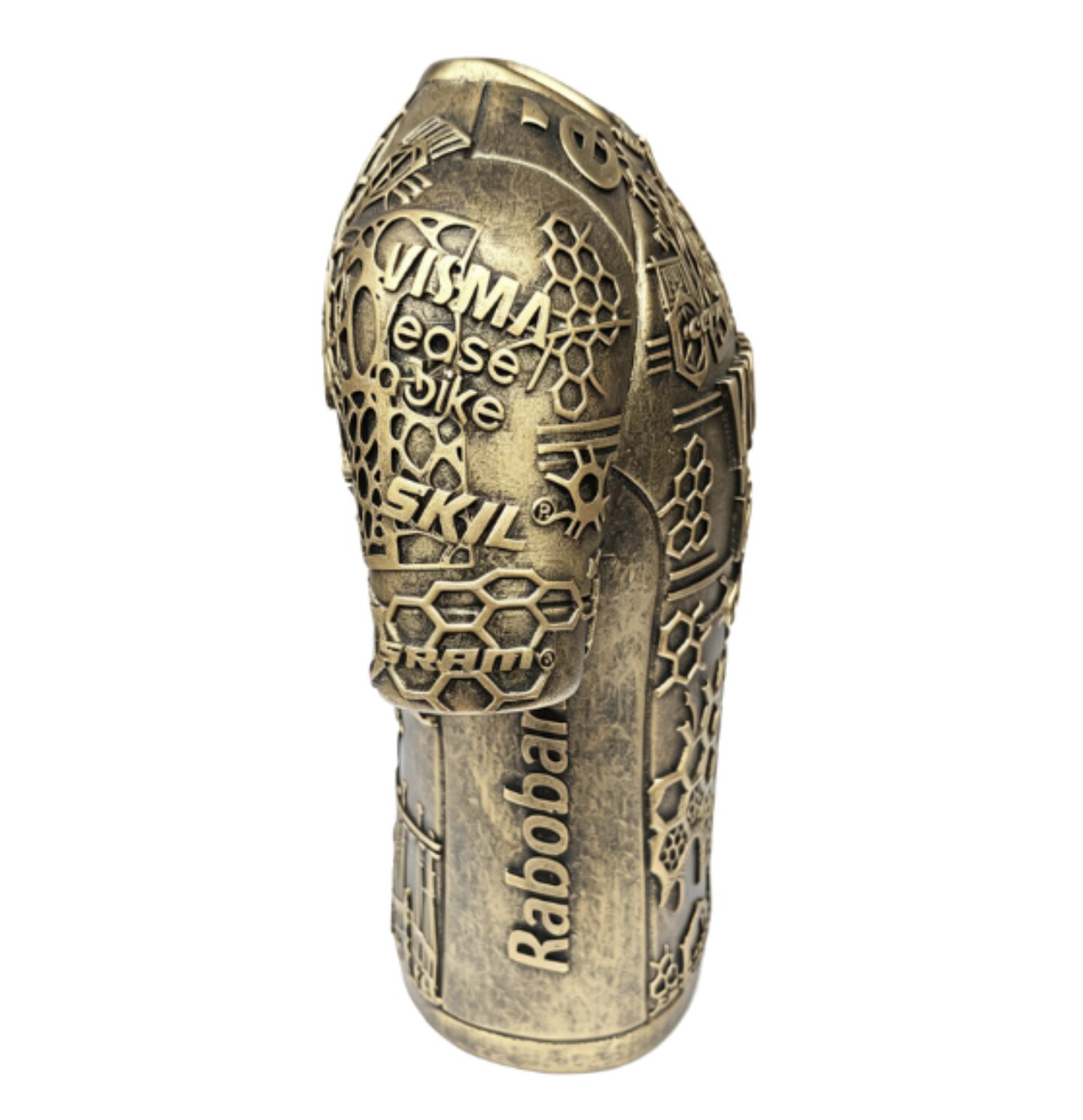 Bronzen wielershirt sculptuur - The Architect