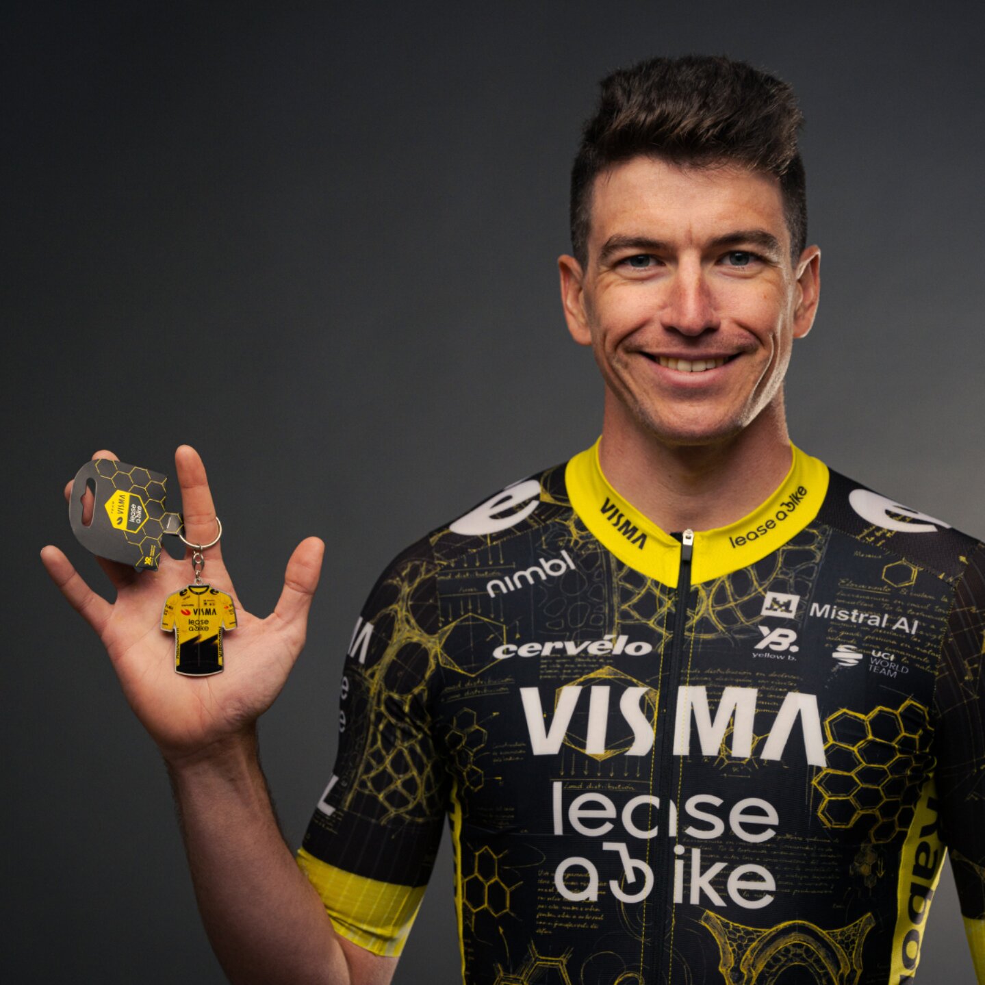 Keychain cycling jersey 2026 - Team Visma | Lease a Bike