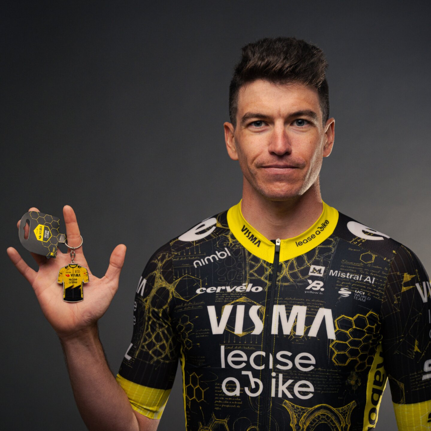 Keychain cycling jersey 2026 - Team Visma | Lease a Bike