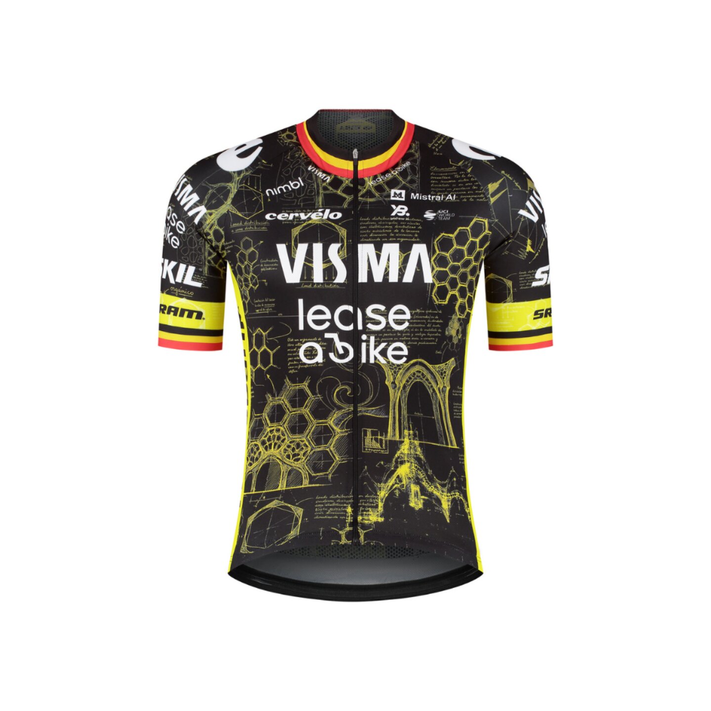 Cycling jersey kids - The Architect - Belgian champion sleeves