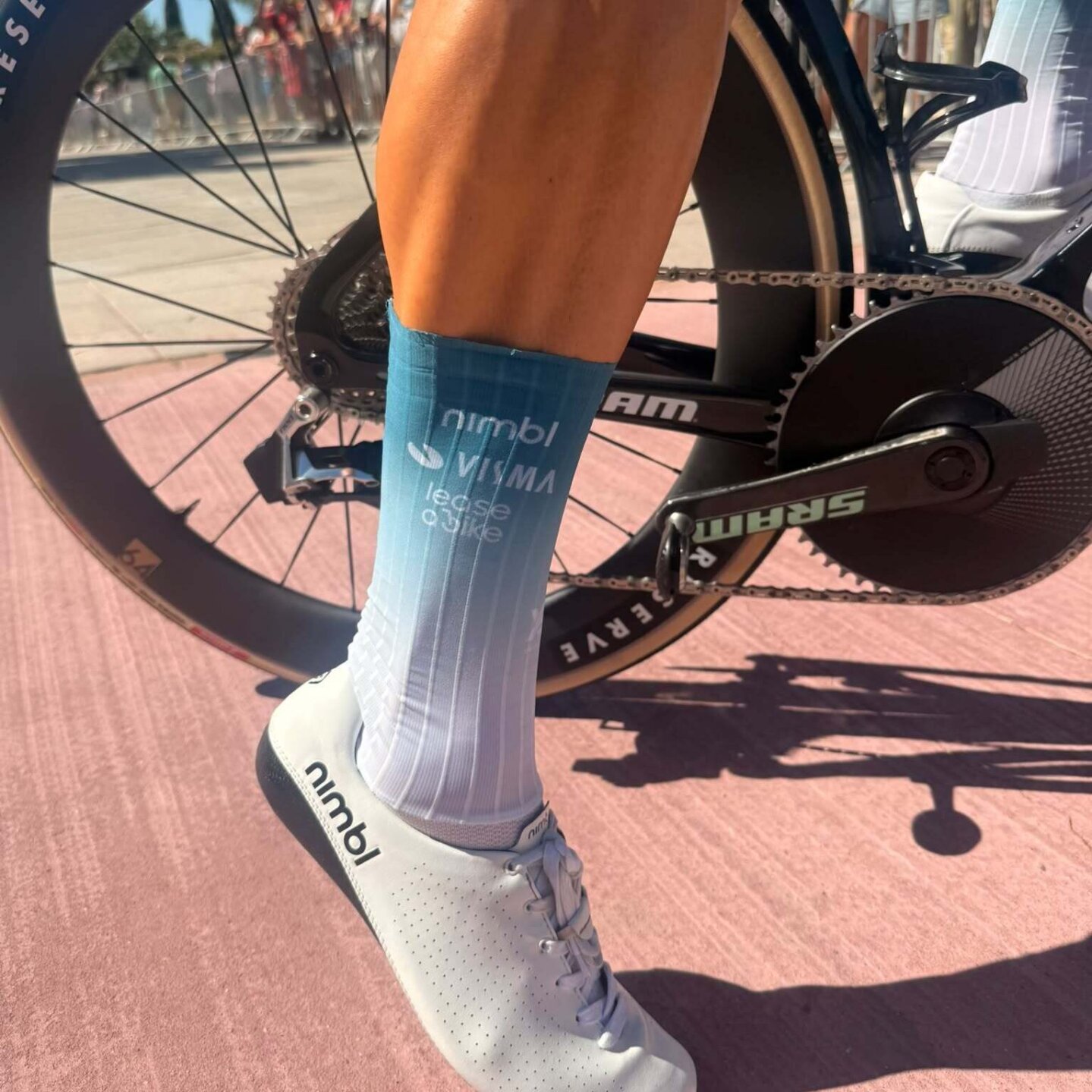 Aero wielersokken - Groene trui - Wout van Aert