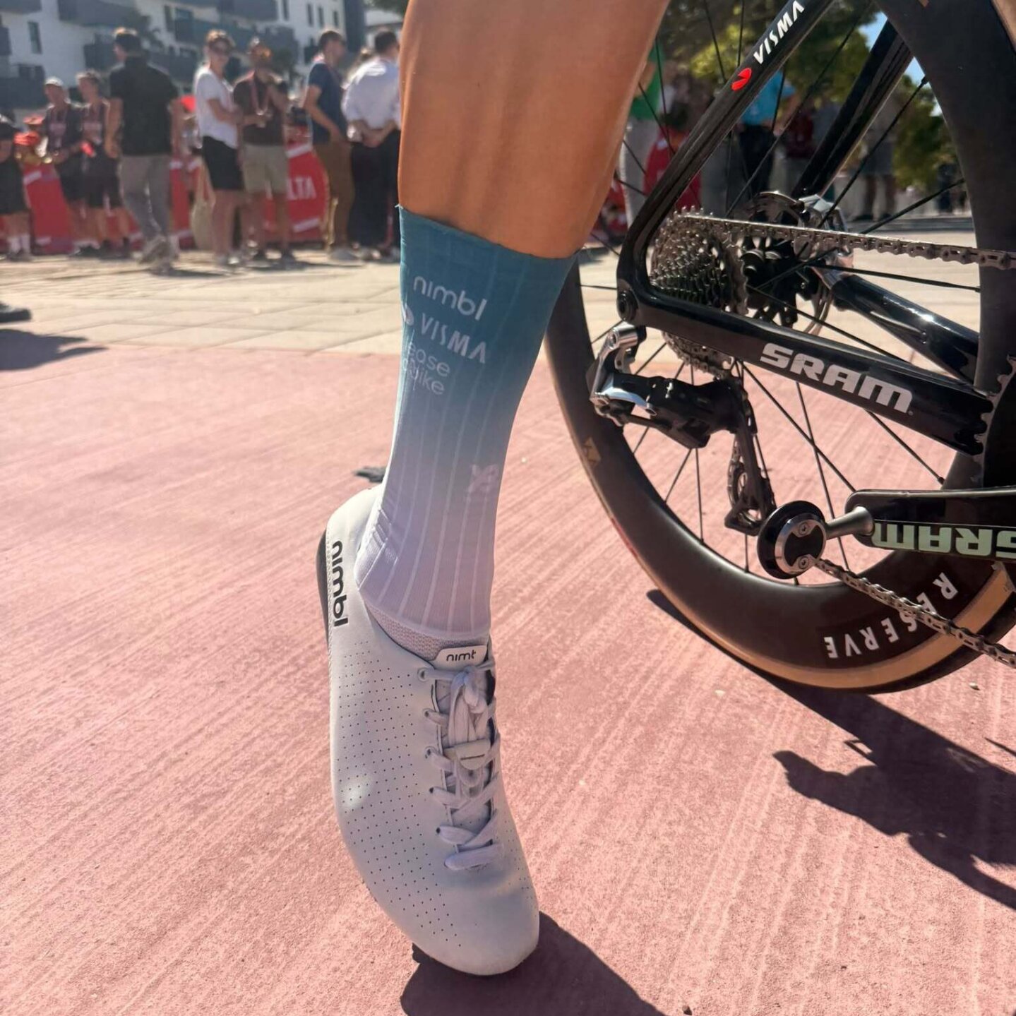 Aero wielersokken - Groene trui - Wout van Aert