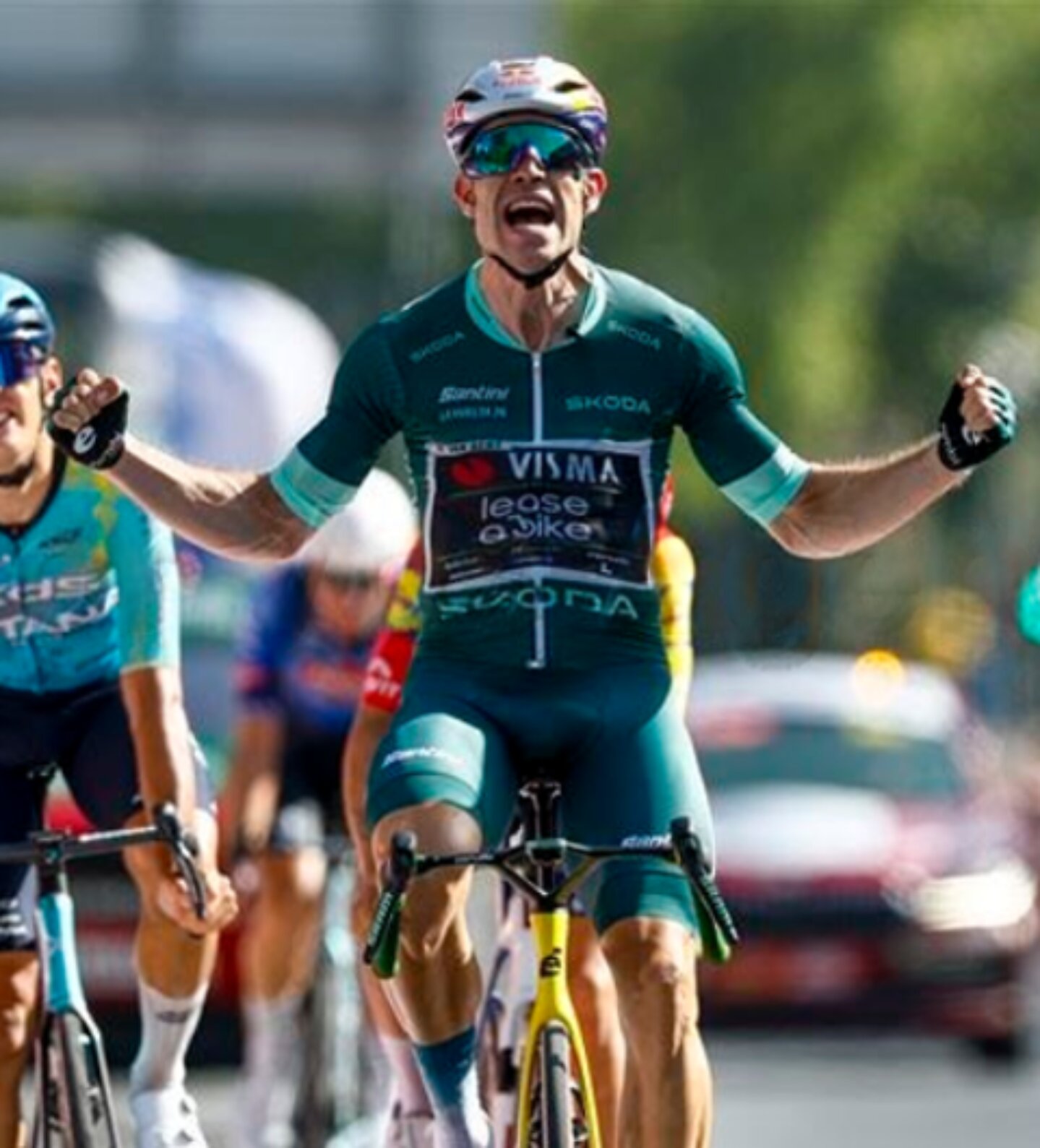 Groene trui Wout van Aert - La Vuelta 2026