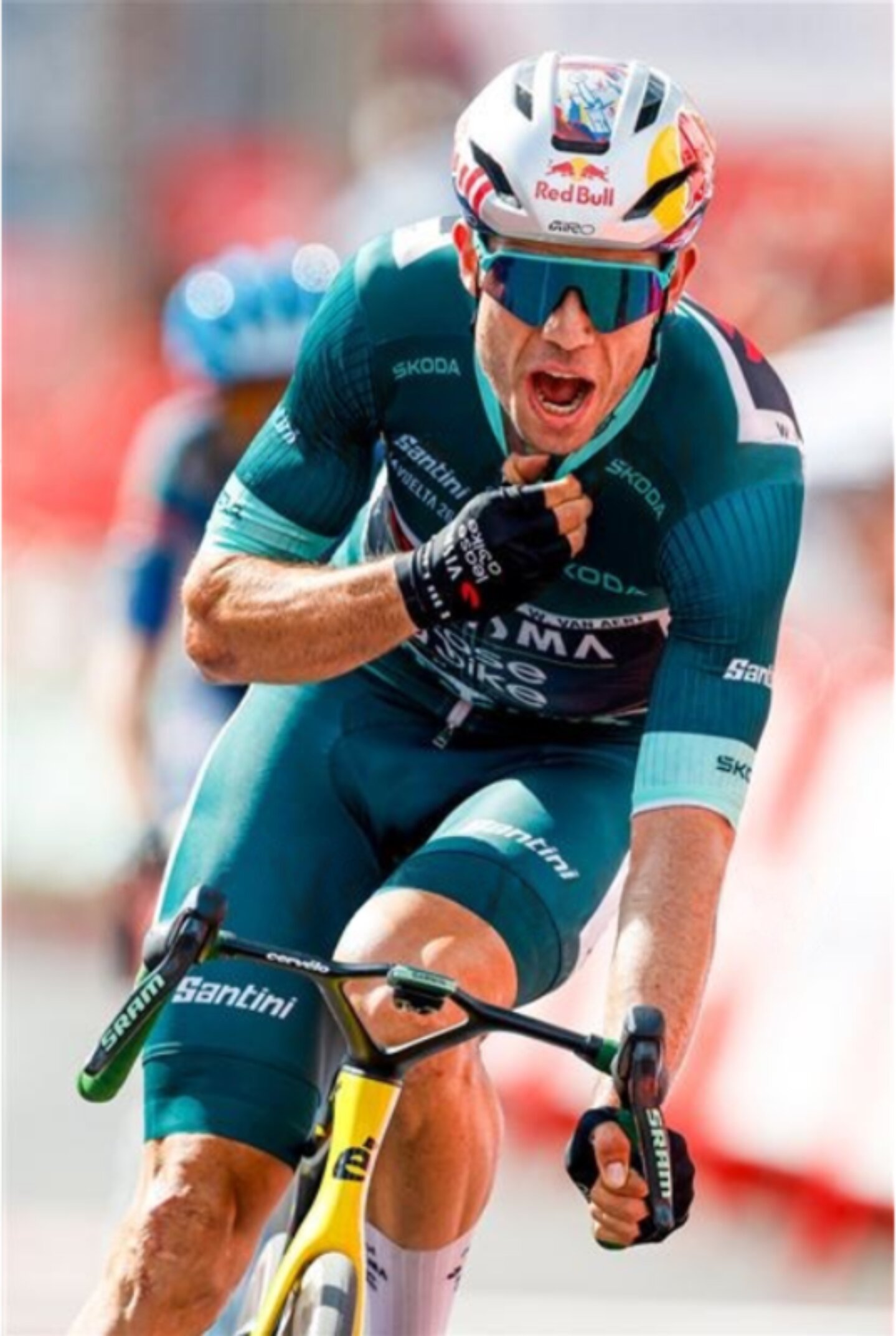 Groene trui Wout van Aert - La Vuelta 2026