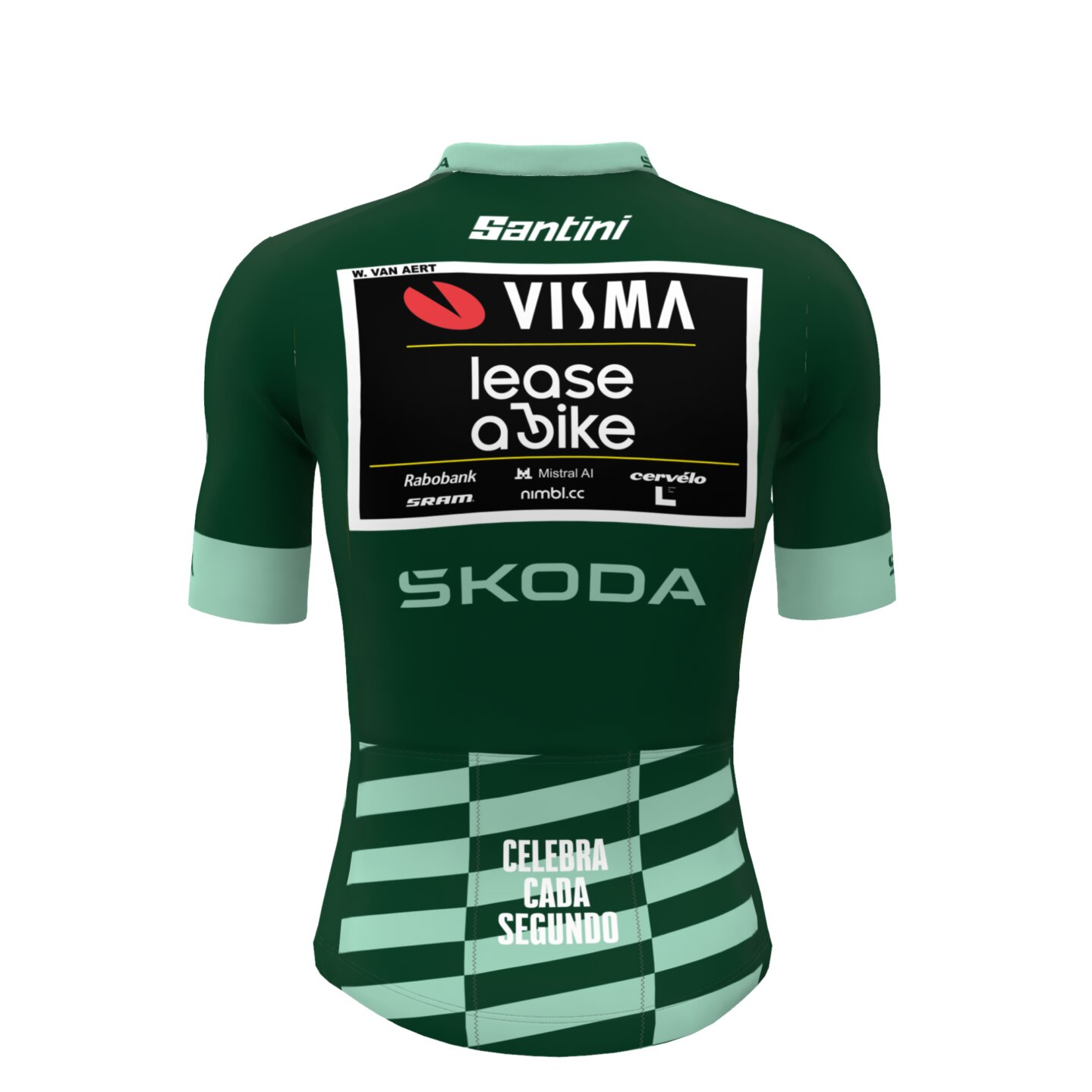 Groene trui Wout van Aert - La Vuelta 2026