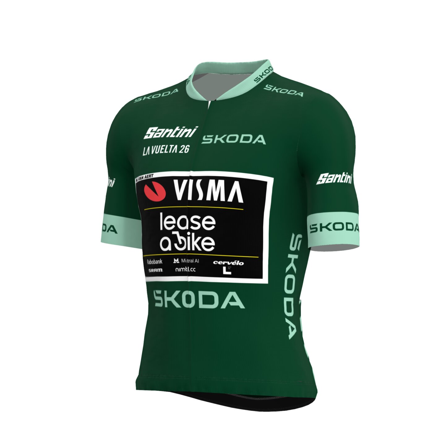 Groene trui Wout van Aert - La Vuelta 2026