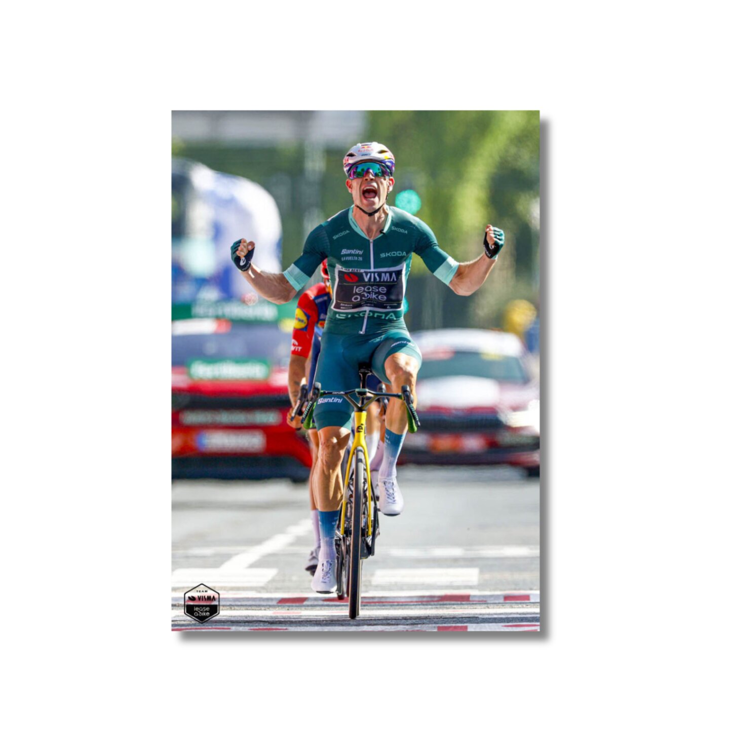 Poster A2 - Groene trui - Wout van Aert