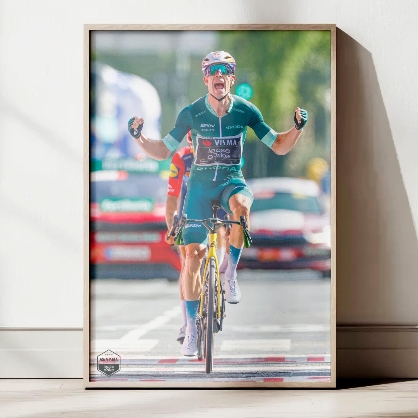 Poster A2 - Groene trui - Wout van Aert