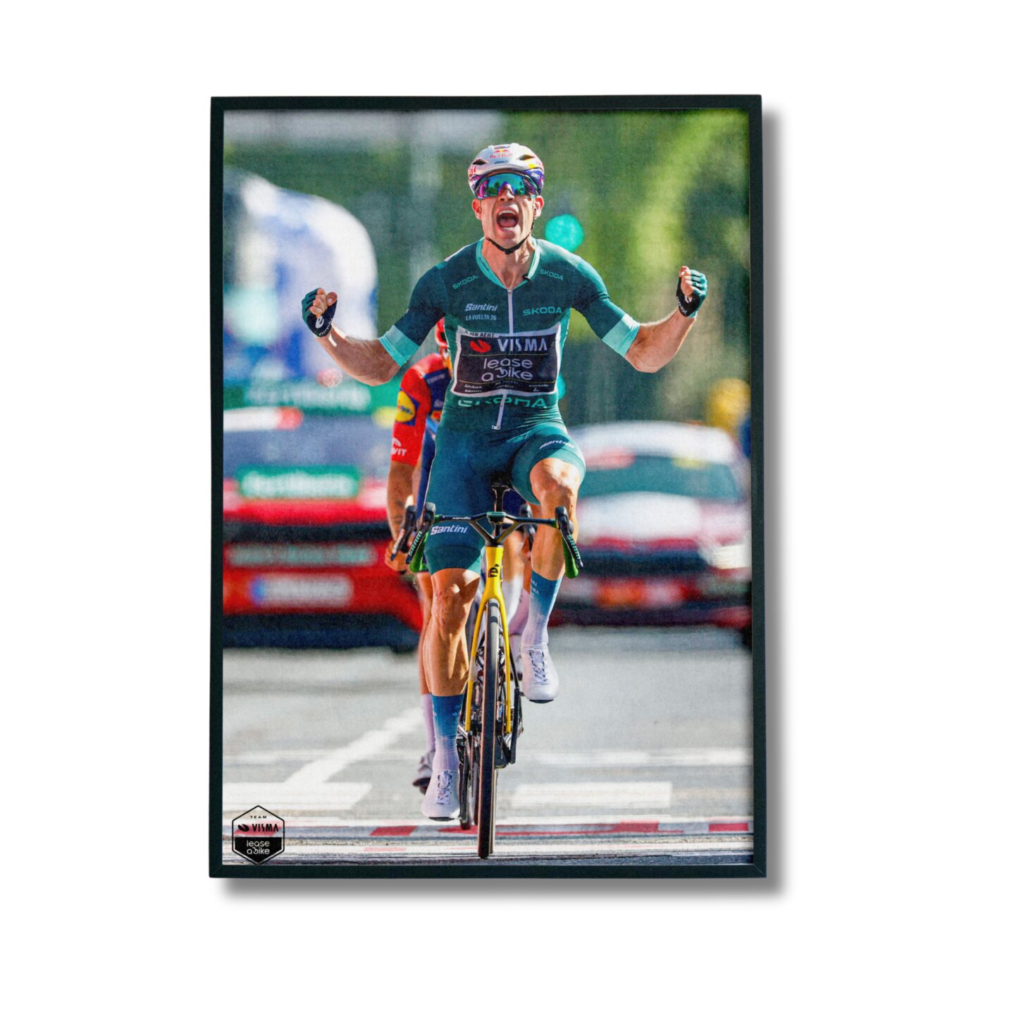 Poster A2 - Groene trui - Wout van Aert