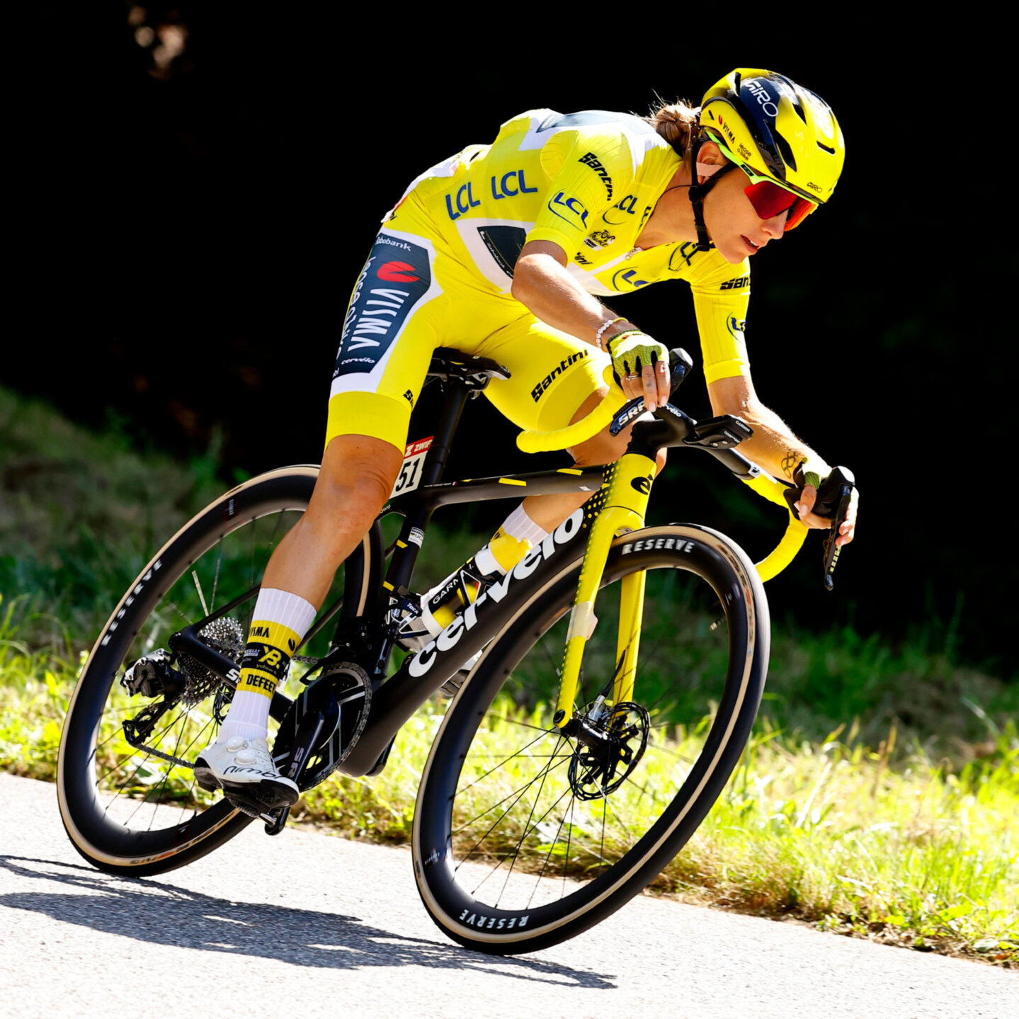 Gele trui mannen - Winst TDF Femmes 2025