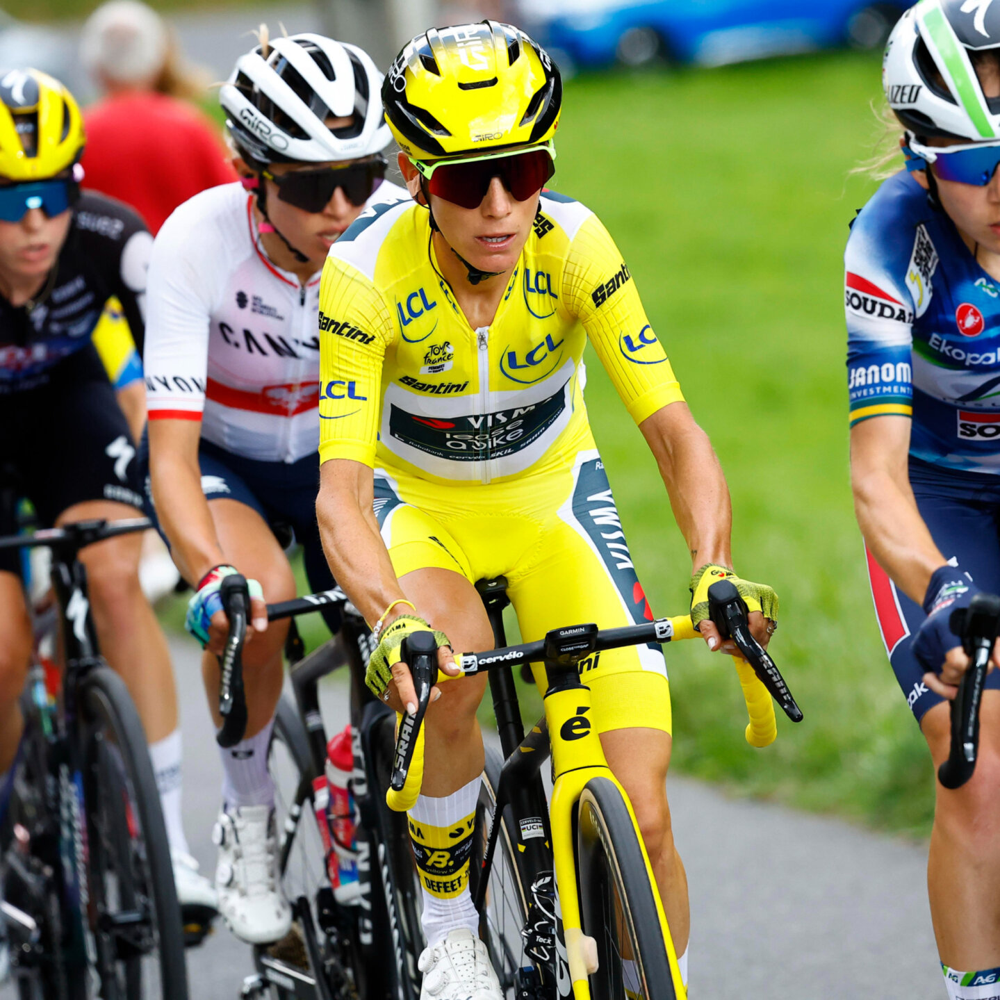 Gele trui mannen - Winst TDF Femmes 2025