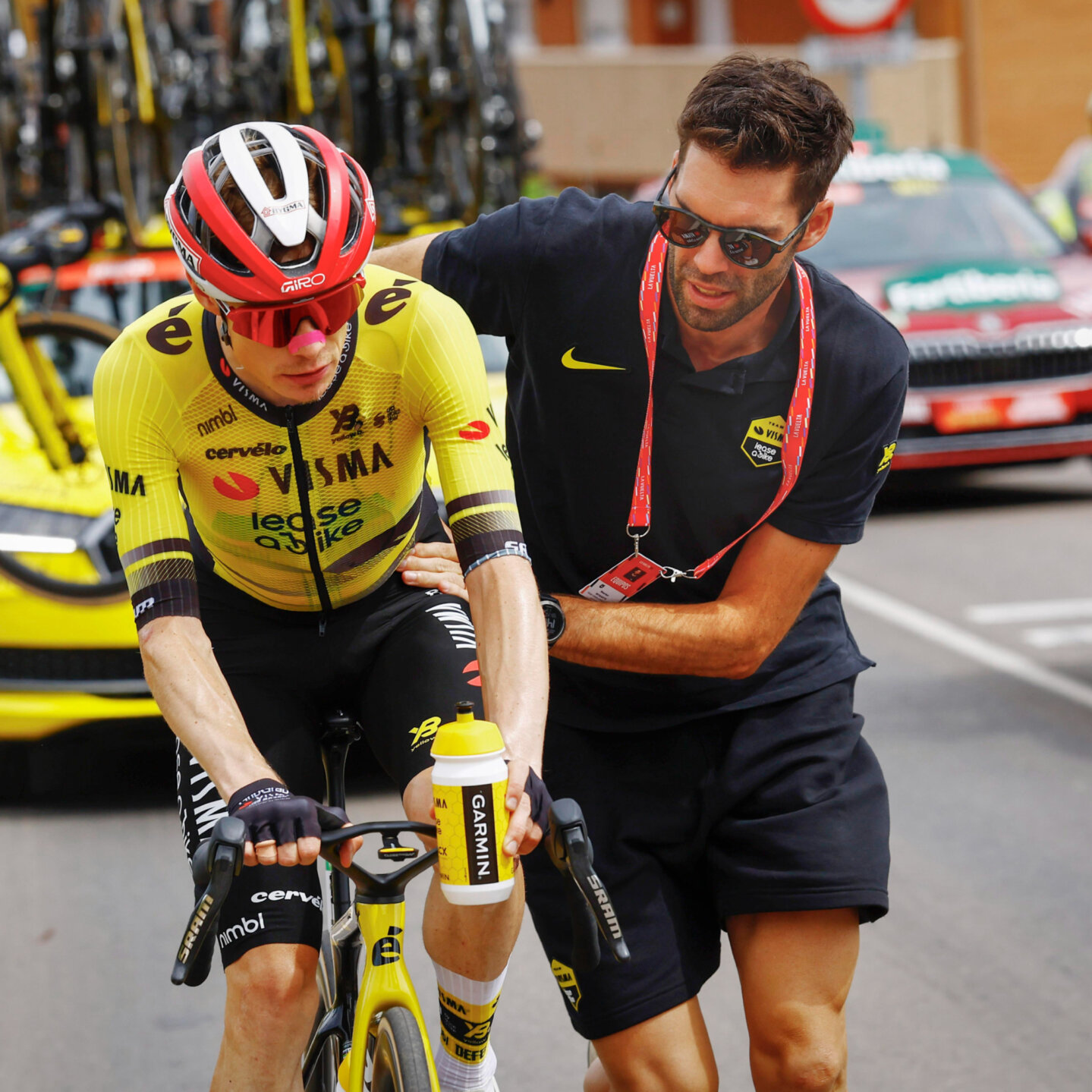 Nike polo men - Team Visma | Lease a Bike