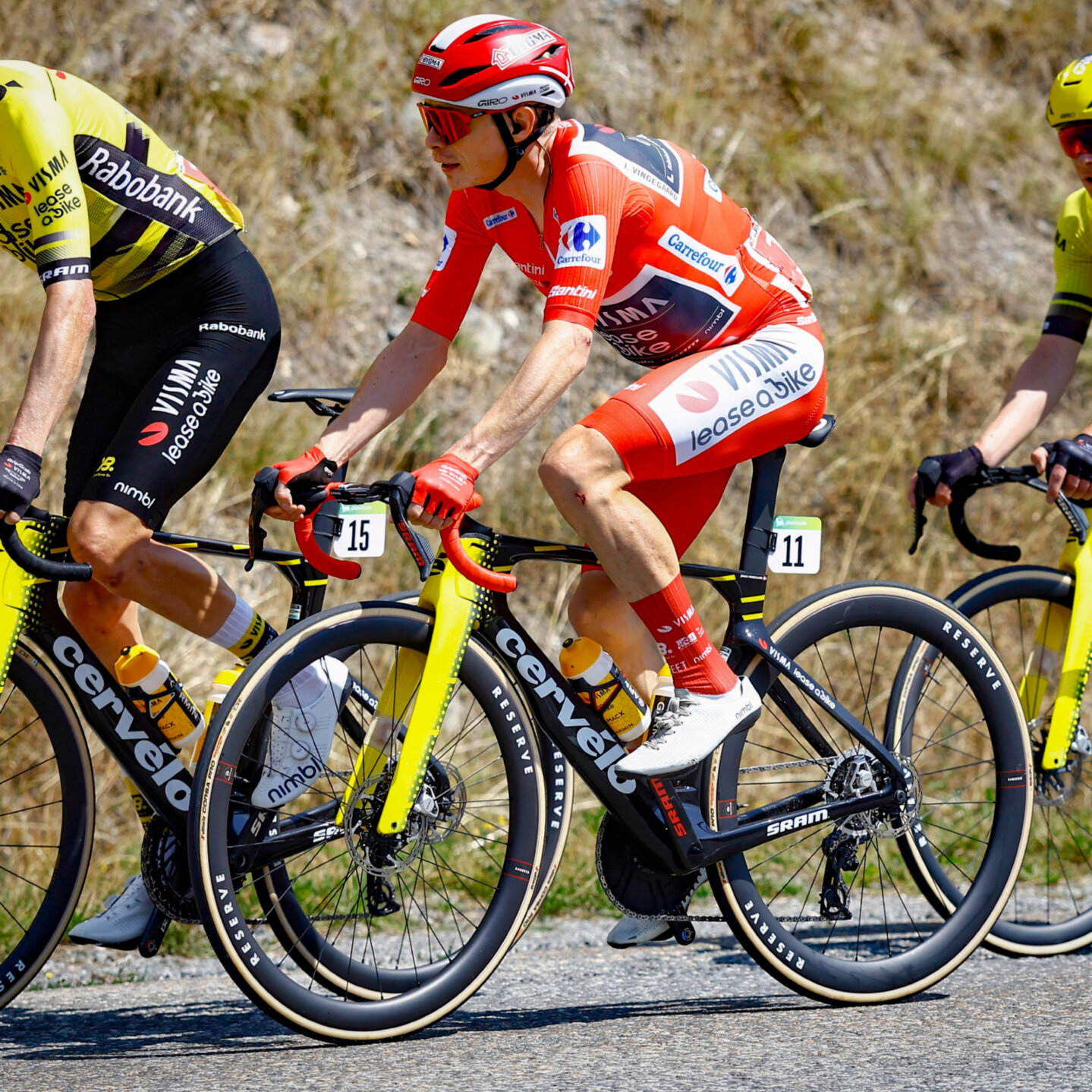 Rode leiderstrui - winst la Vuelta