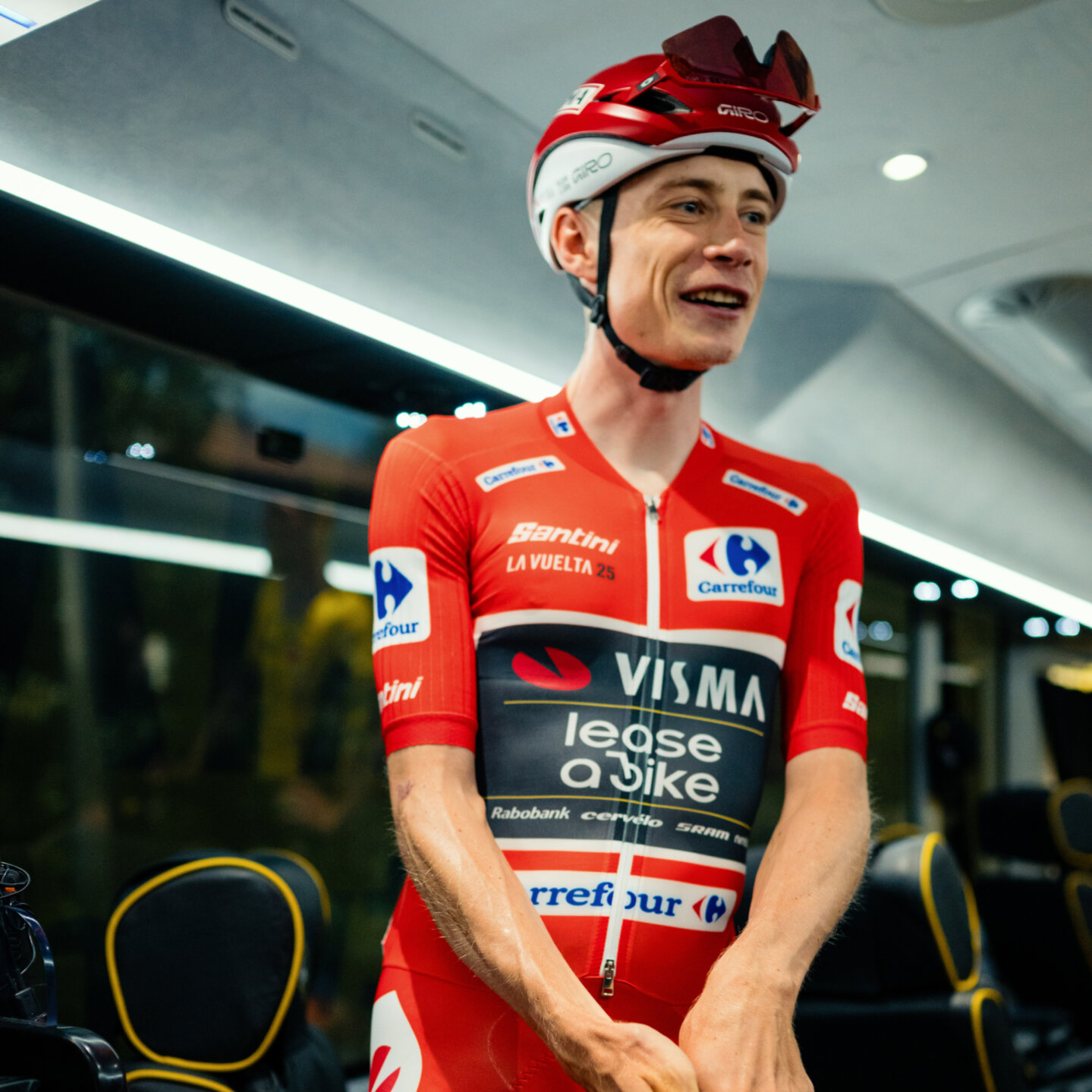 Rode leiderstrui - winst la Vuelta