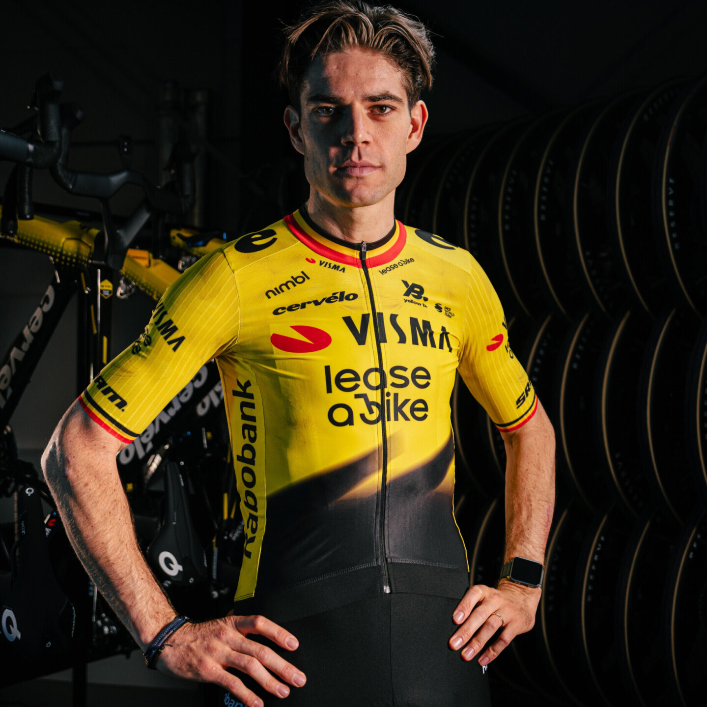 Wielershirt kids 2026 - Wout van Aert - Team Visma | Lease a Bike