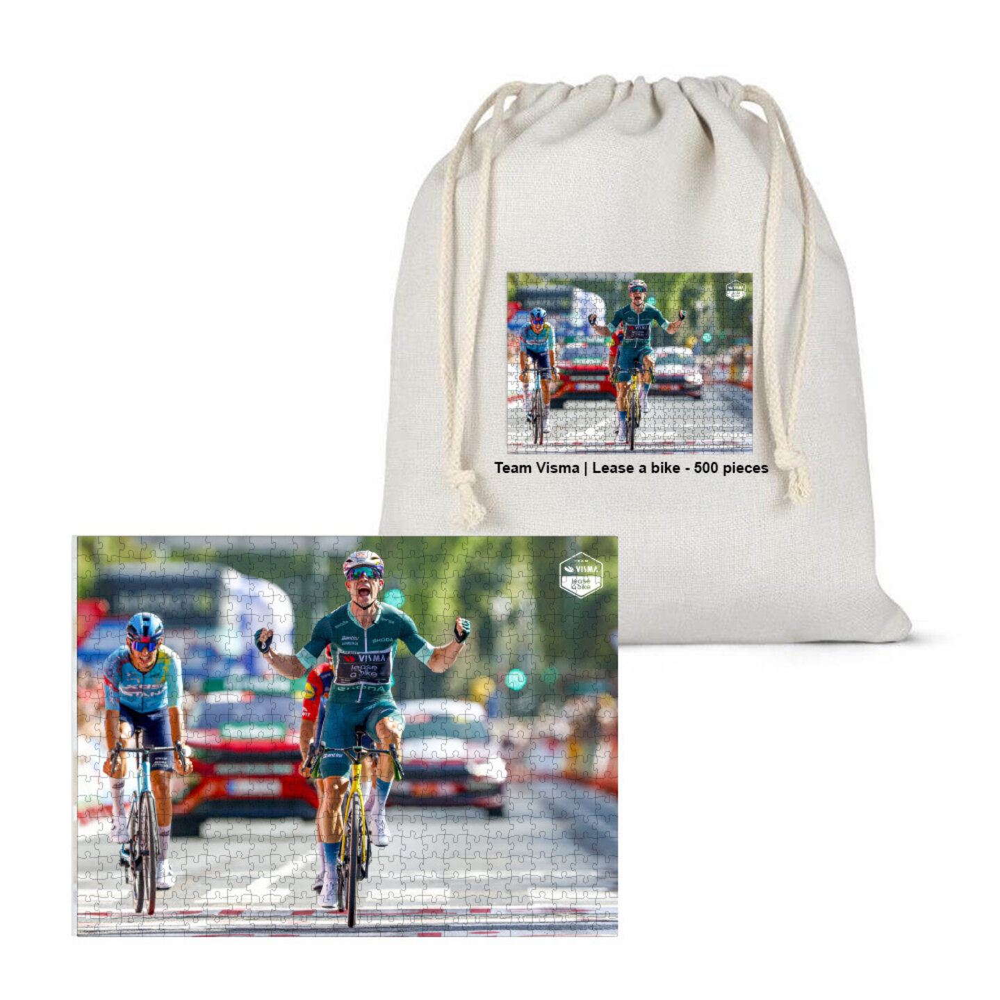 Puzzel 500 stuks - Groene trui - Wout van Aert
