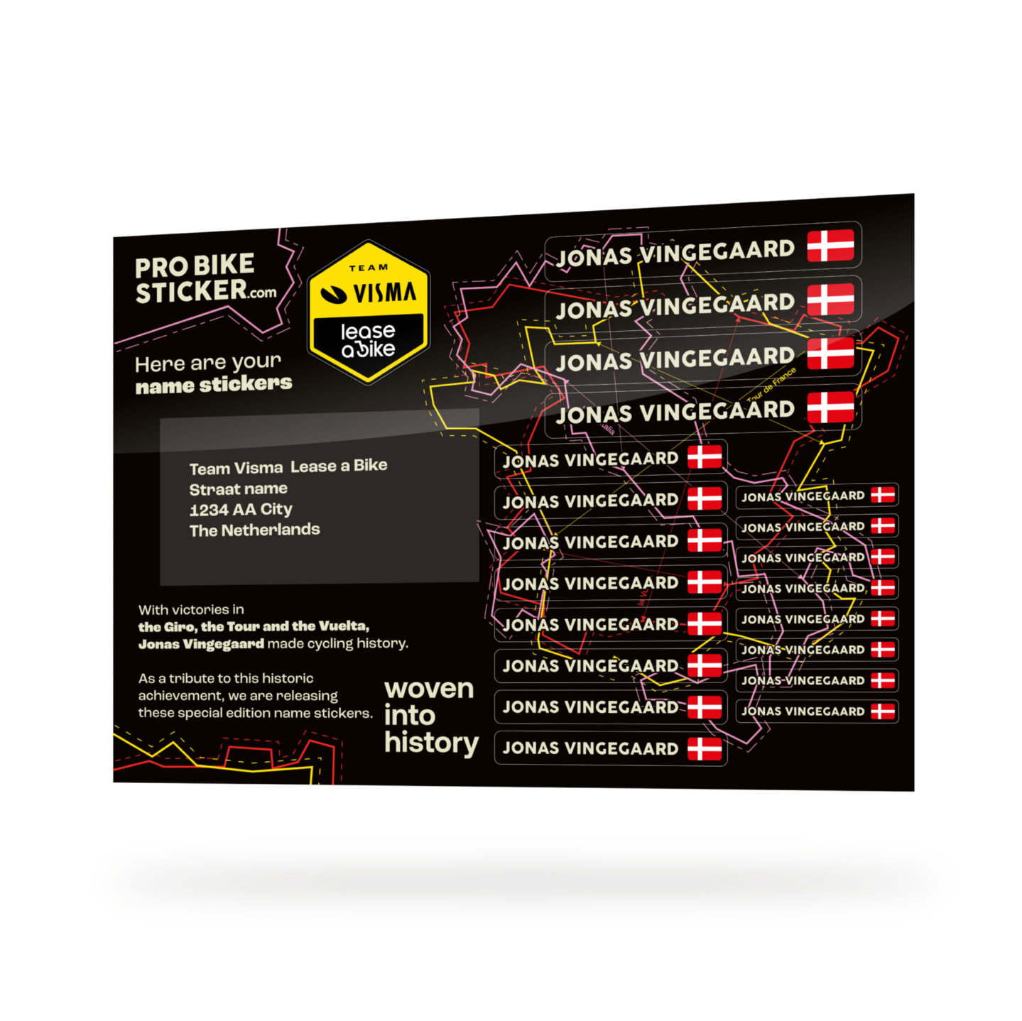 Name Stickers - Pro Bike Sticker - Trilogy