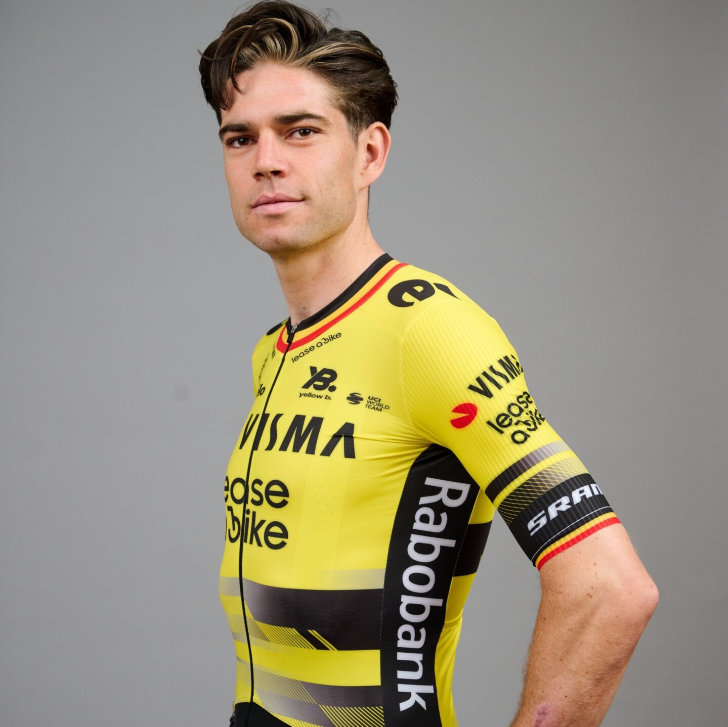 Cycling jersey men 2025 - Wout van Aert - Team Visma | Lease a Bike