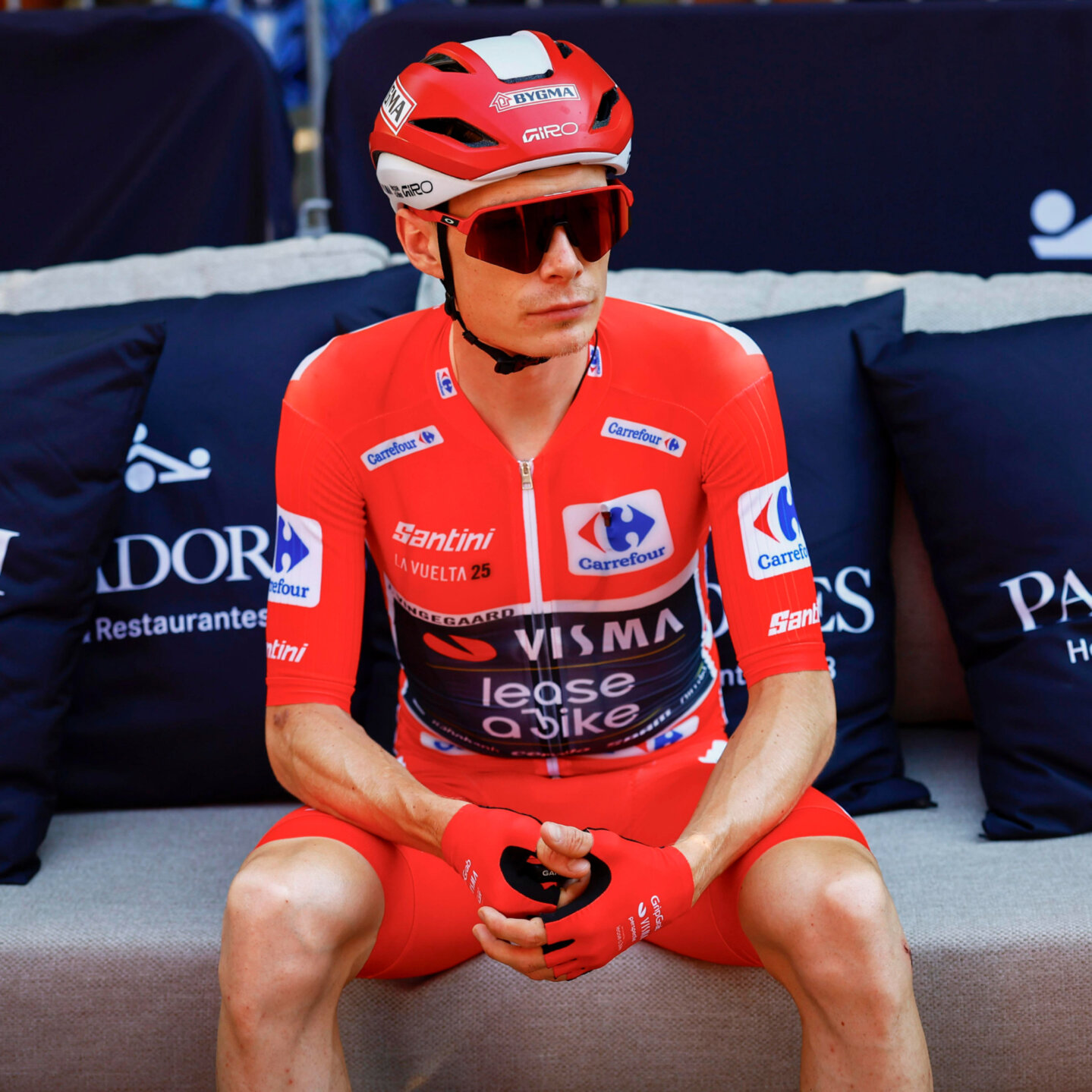 Rode leiderstrui - winst la Vuelta