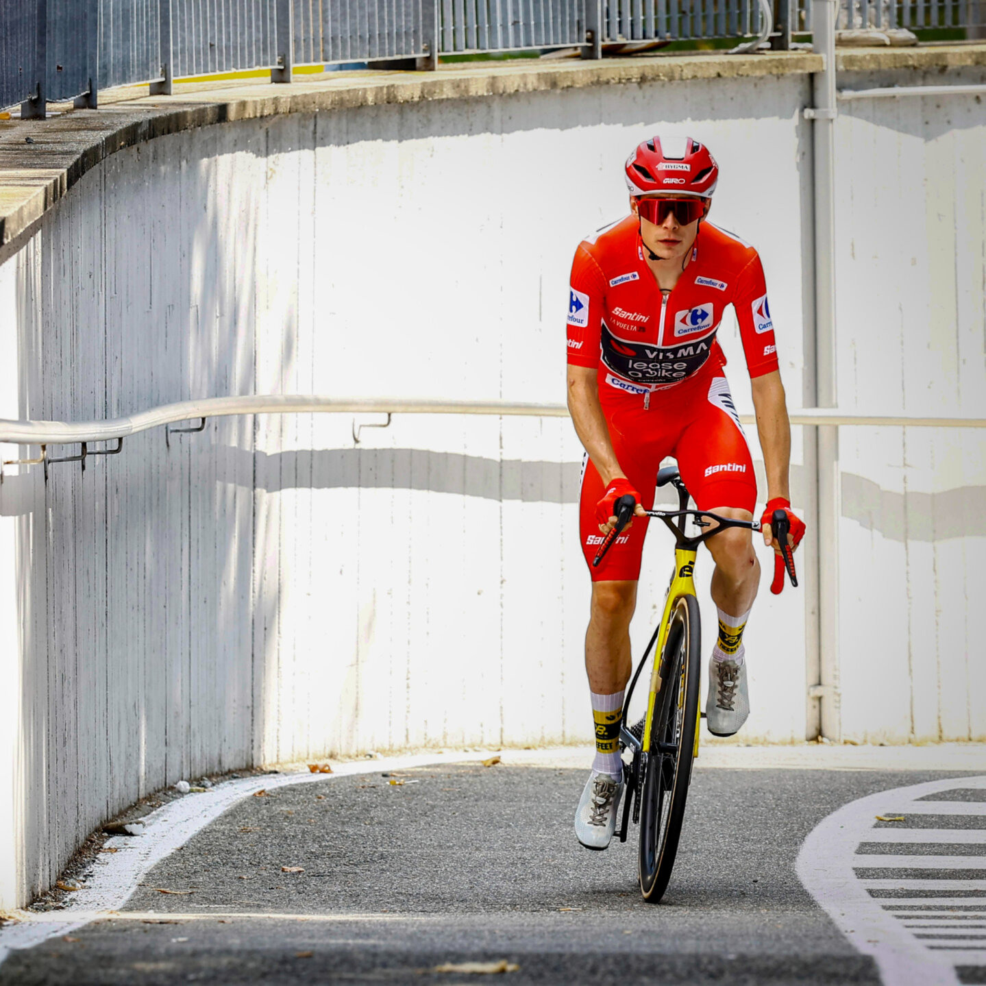 Rode leiderstrui - winst la Vuelta