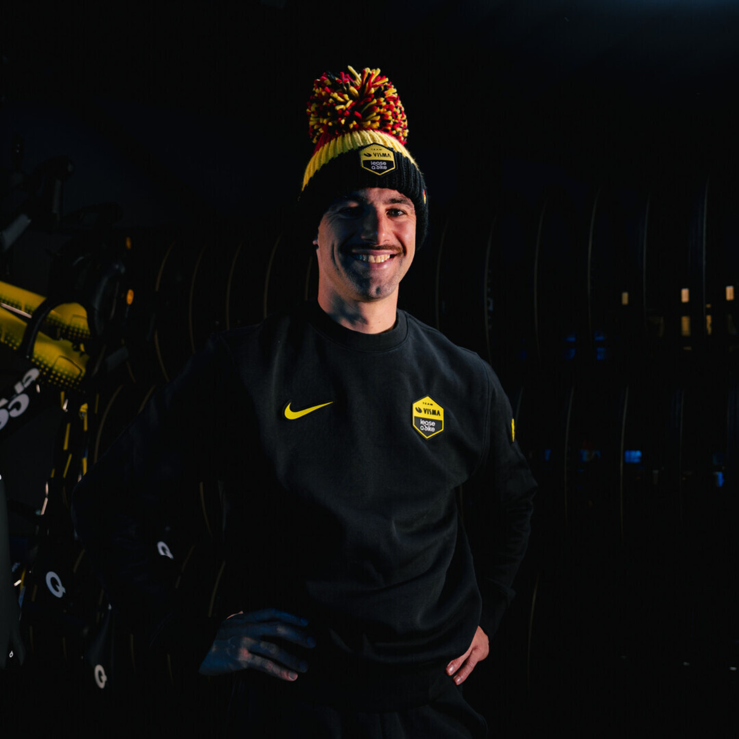 Belgian Big Bobble Hat - Team Visma | Lease a Bike