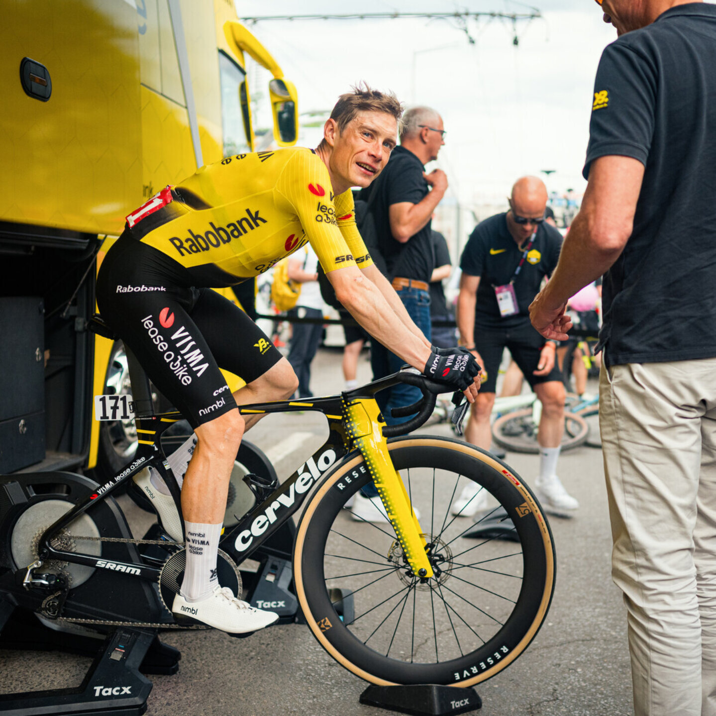 Premium bib short men 2026 - Team Visma | Lease a Bike