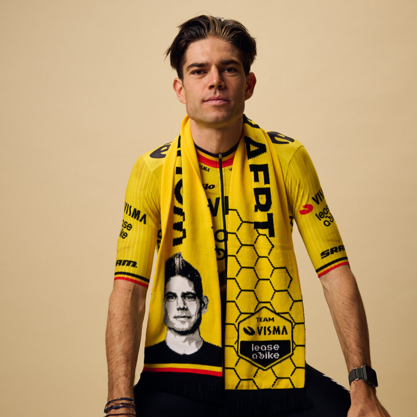 Scarf Wout van Aert - Team Visma | Lease a Bike