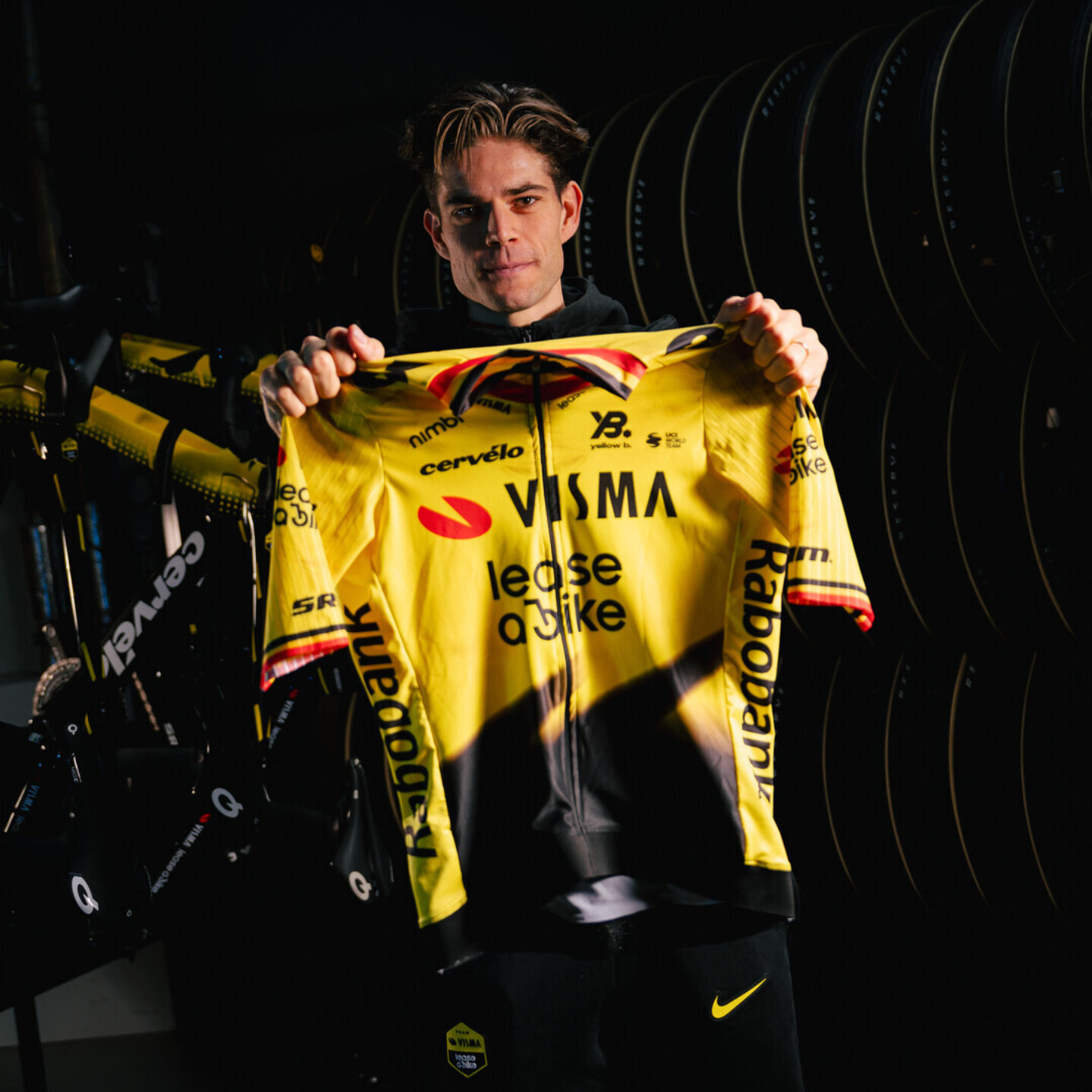 Wielershirt kids 2026 - Wout van Aert - Team Visma | Lease a Bike