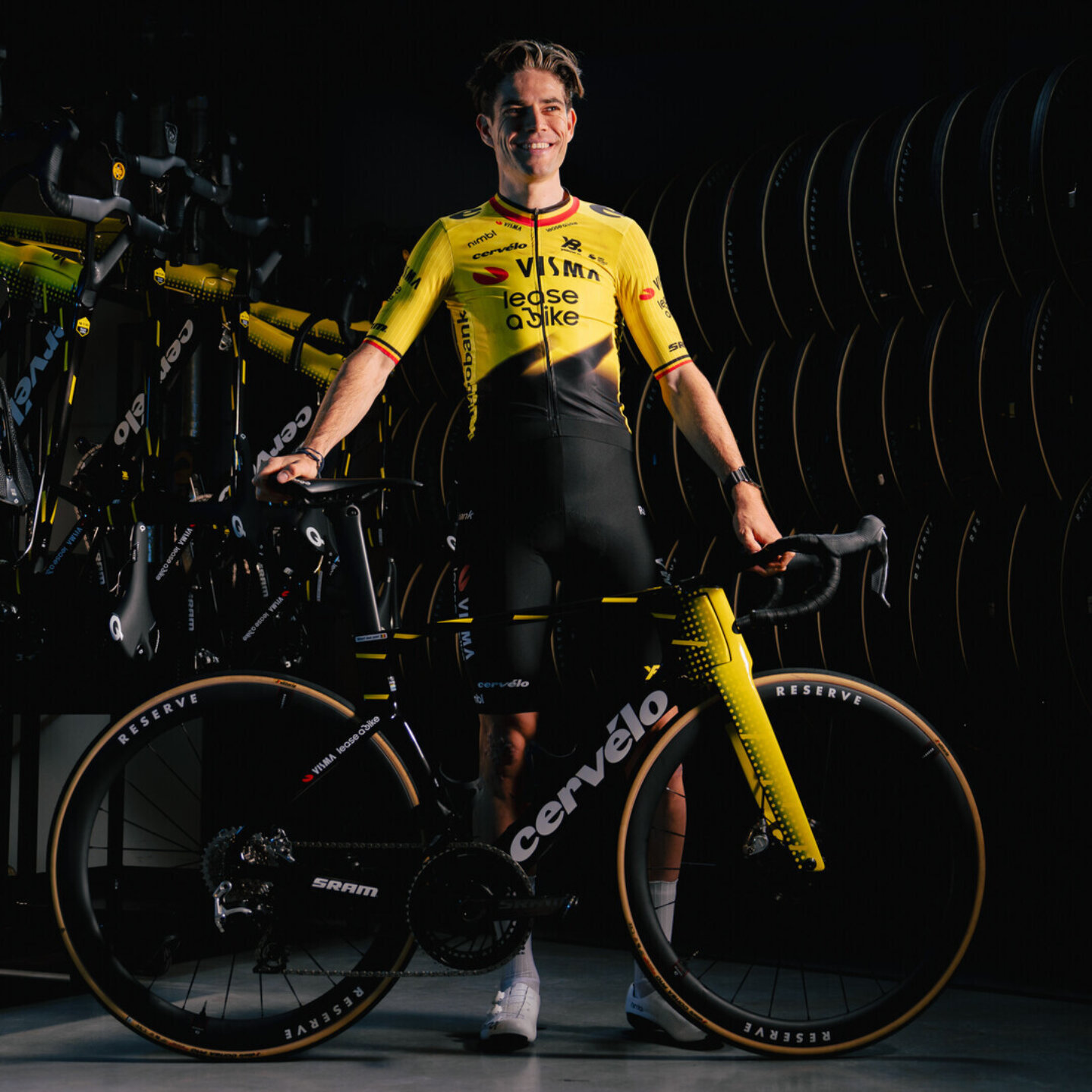 Wielershirt kids 2026 - Wout van Aert - Team Visma | Lease a Bike