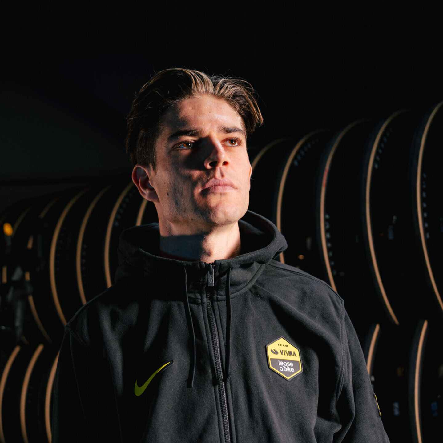 Nike full zip hoodie men - Team Visma | Lease a bike
