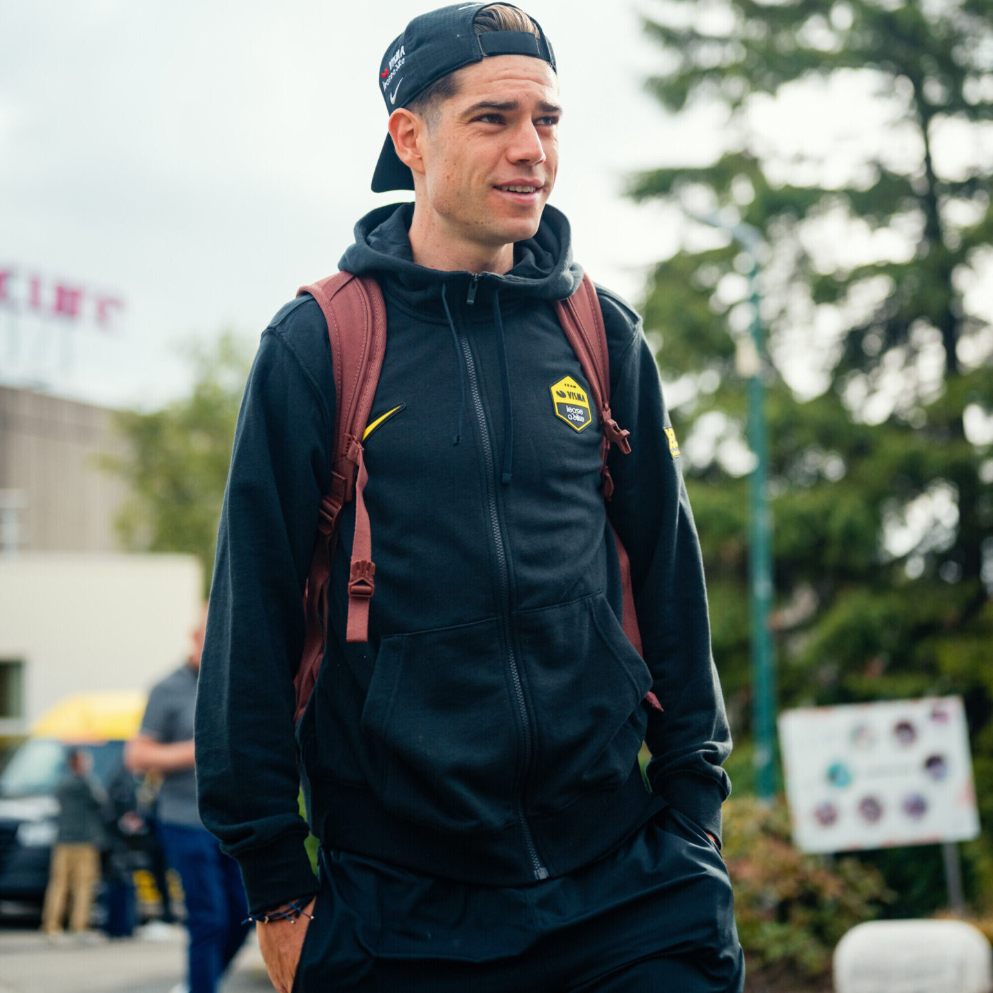 Nike full zip hoodie men - Team Visma | Lease a bike