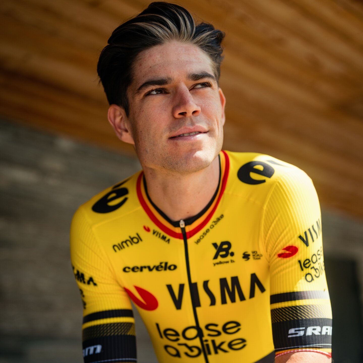 Cycling jersey men 2025 - Wout van Aert - Team Visma | Lease a Bike