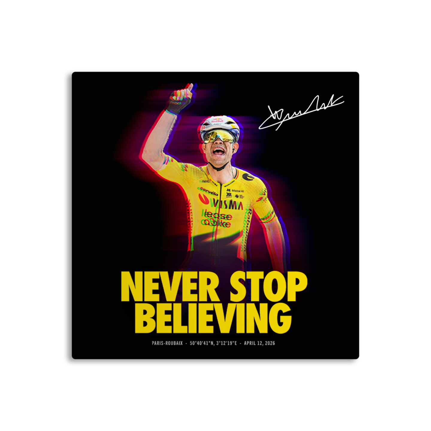 Tile - victory Paris-Roubaix - Team Visma | Lease a Bike