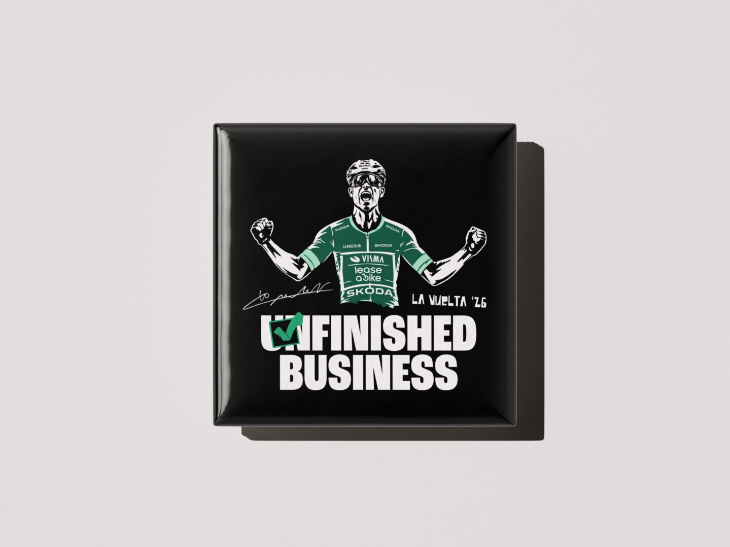 Tegeltje - Groene trui - Wout van Aert