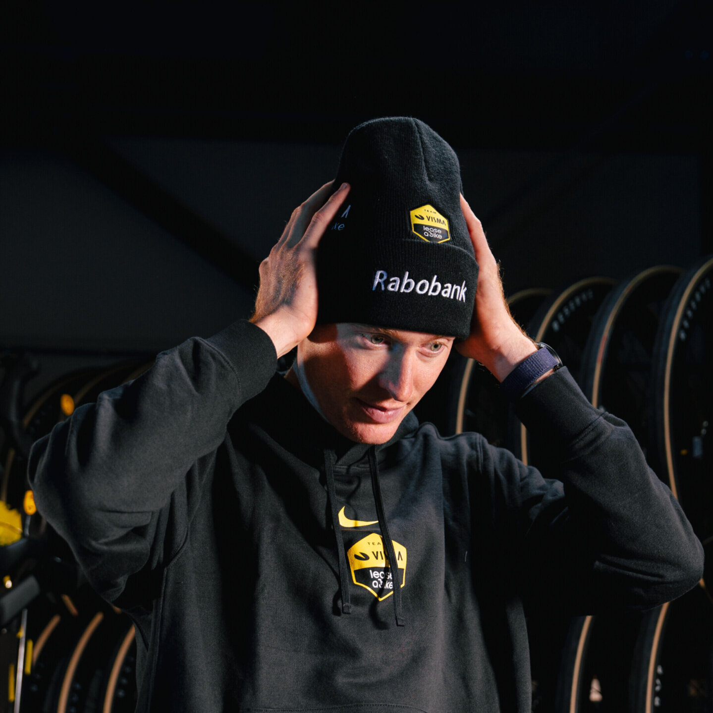 Nike beanie - Team Visma | Lease a Bike