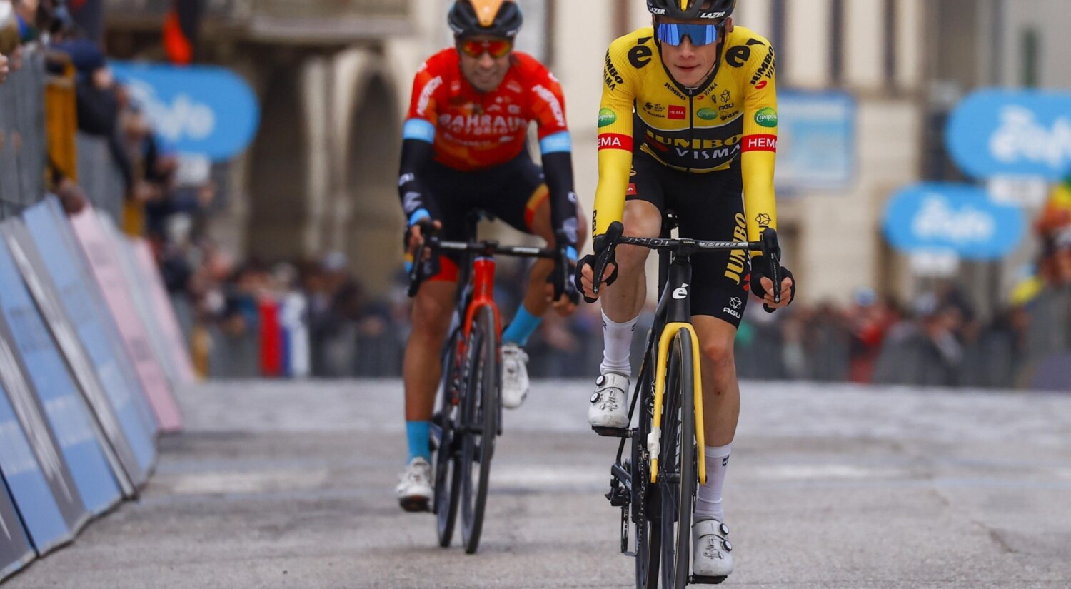 			© Jonas Vingegaard second in queen stage of Tirreno Adriatico.
	