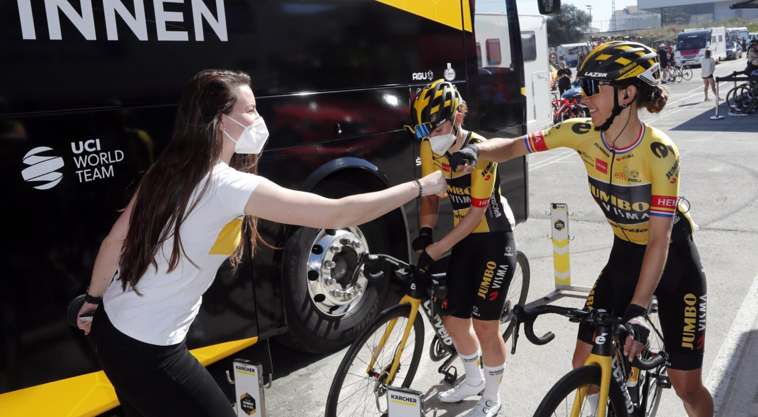 			© Third place for Anouska Koster in Volta Comunitat Valenciana Femines.
	